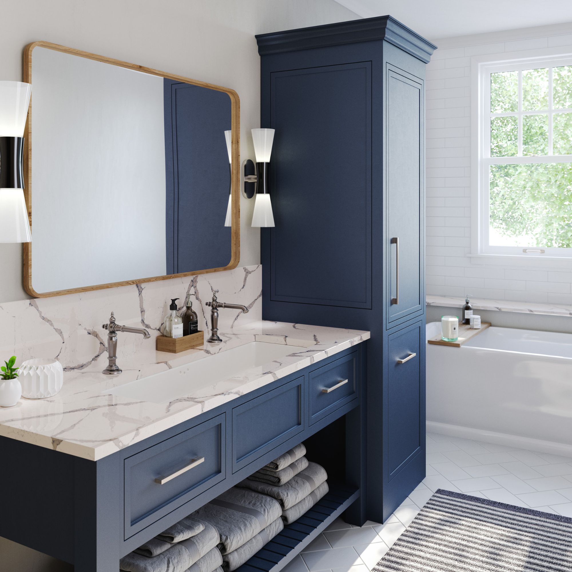 Bathroom vanity | Contractors Carpet & Flooring